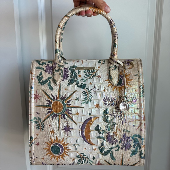 Brahmin Caroline Satchel Vitality Celestial Melbourne Leather - Picture 2 of 9